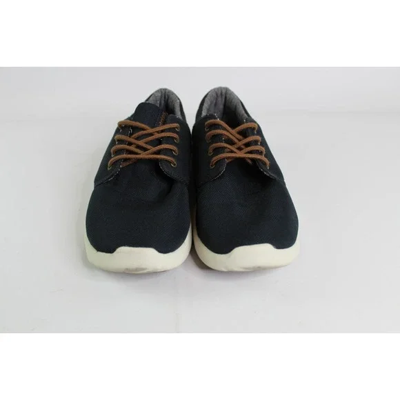 ETNIES SKATE SHOES MEN'S SCOUT NAVY BLUE BROWN WHITE SIZE 10 EUC - Picture 4 of 7